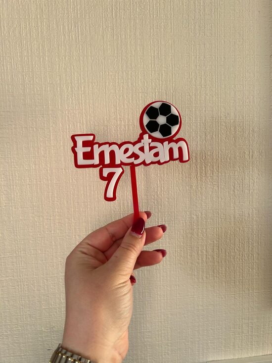 Kūkas toperis - personalizēts